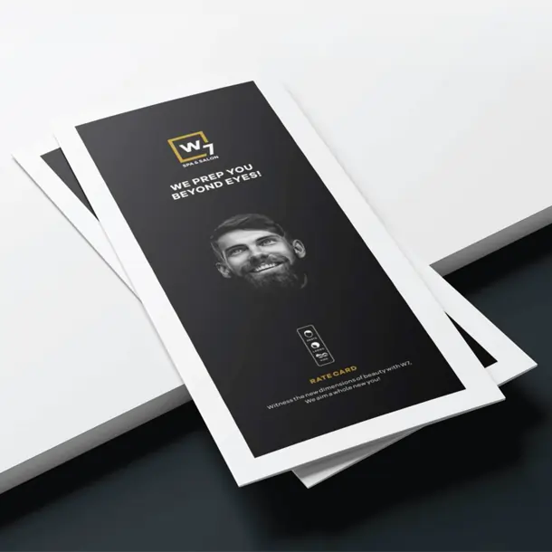w7 salon-branding