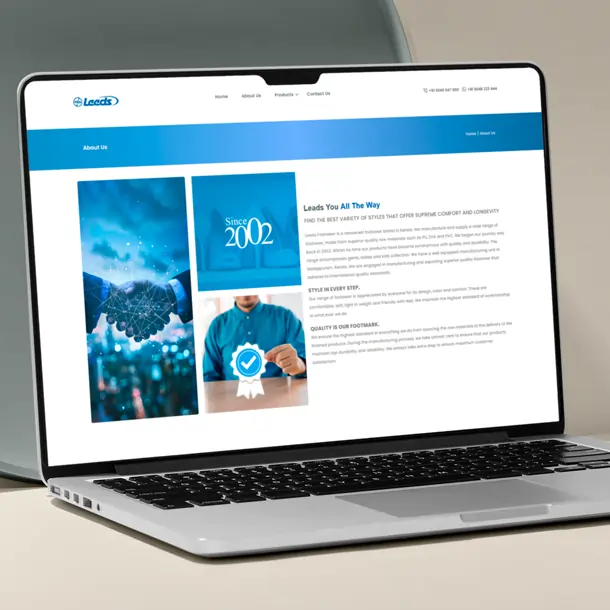 leeds footwear websites laptop view