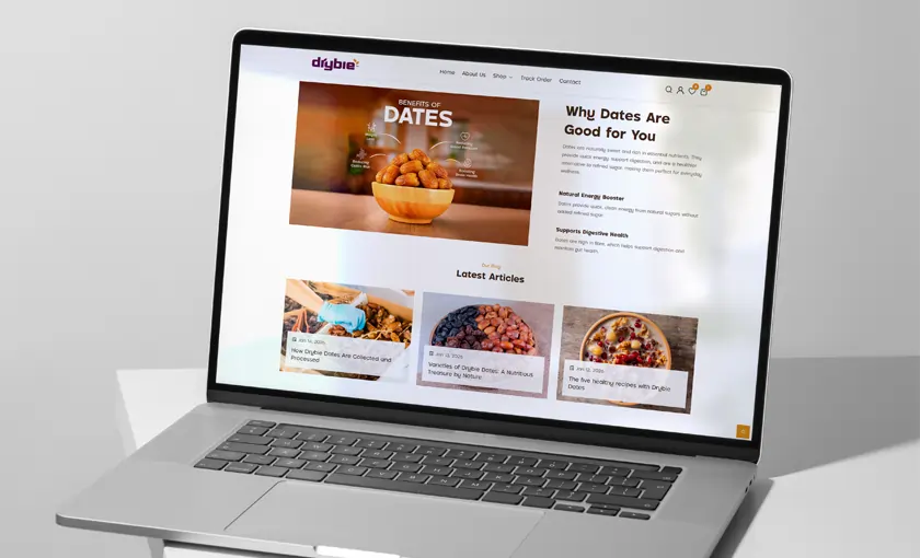 Drybie E-Commerce Website