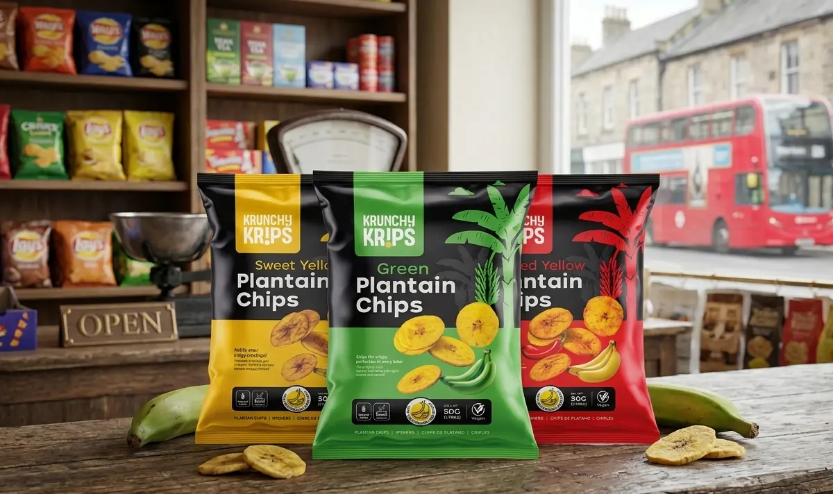 krunchy krips package design