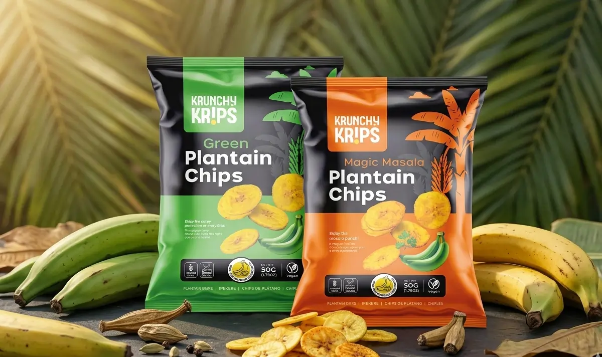 Krunchy krips package design