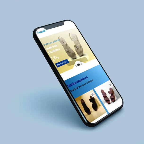 leeds footwear websites phone view