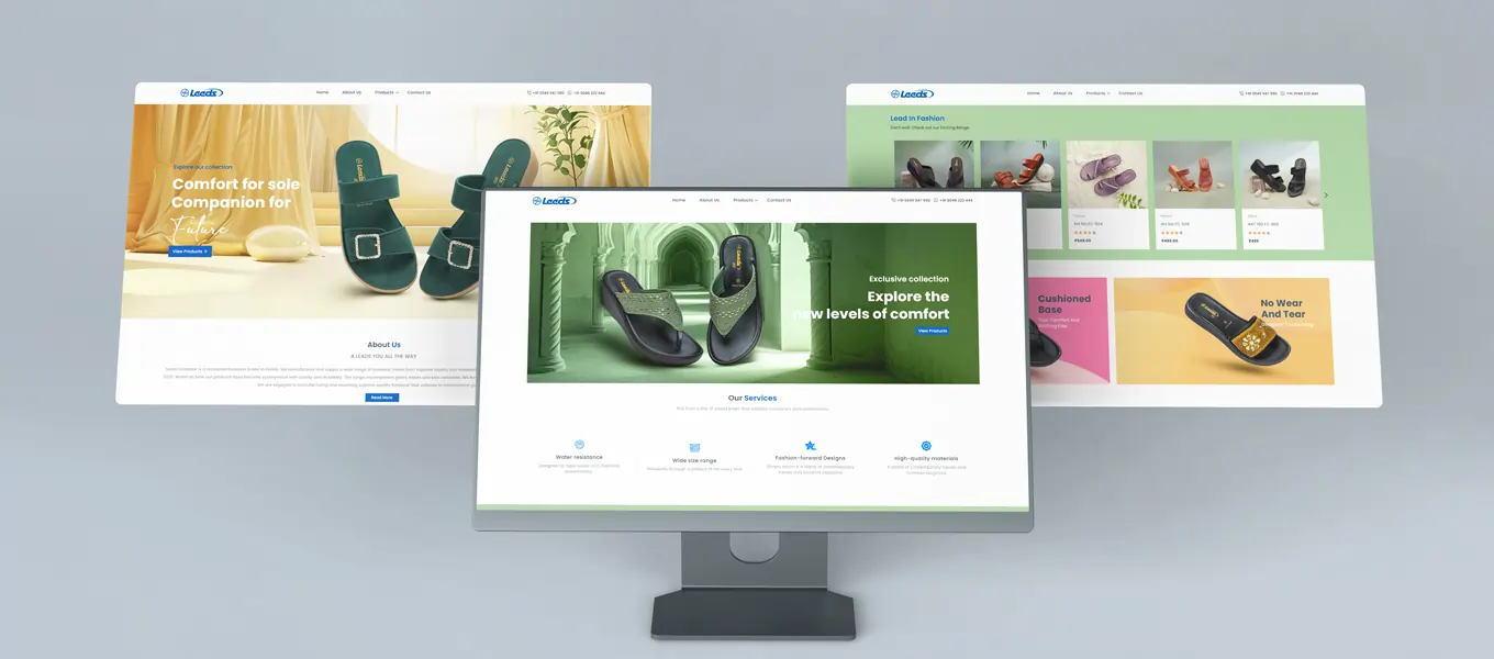 leeds website in multiple screen