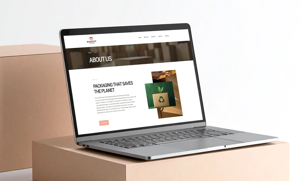 mascotpacking laptop view