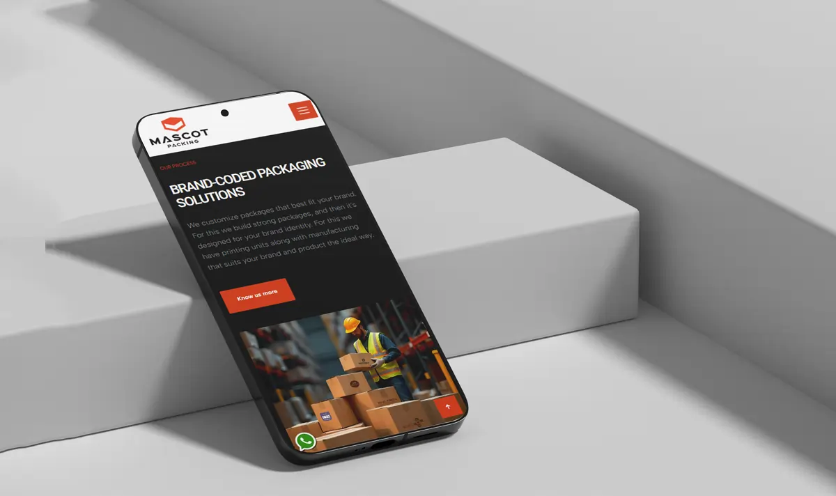 mascotpacking mobile view