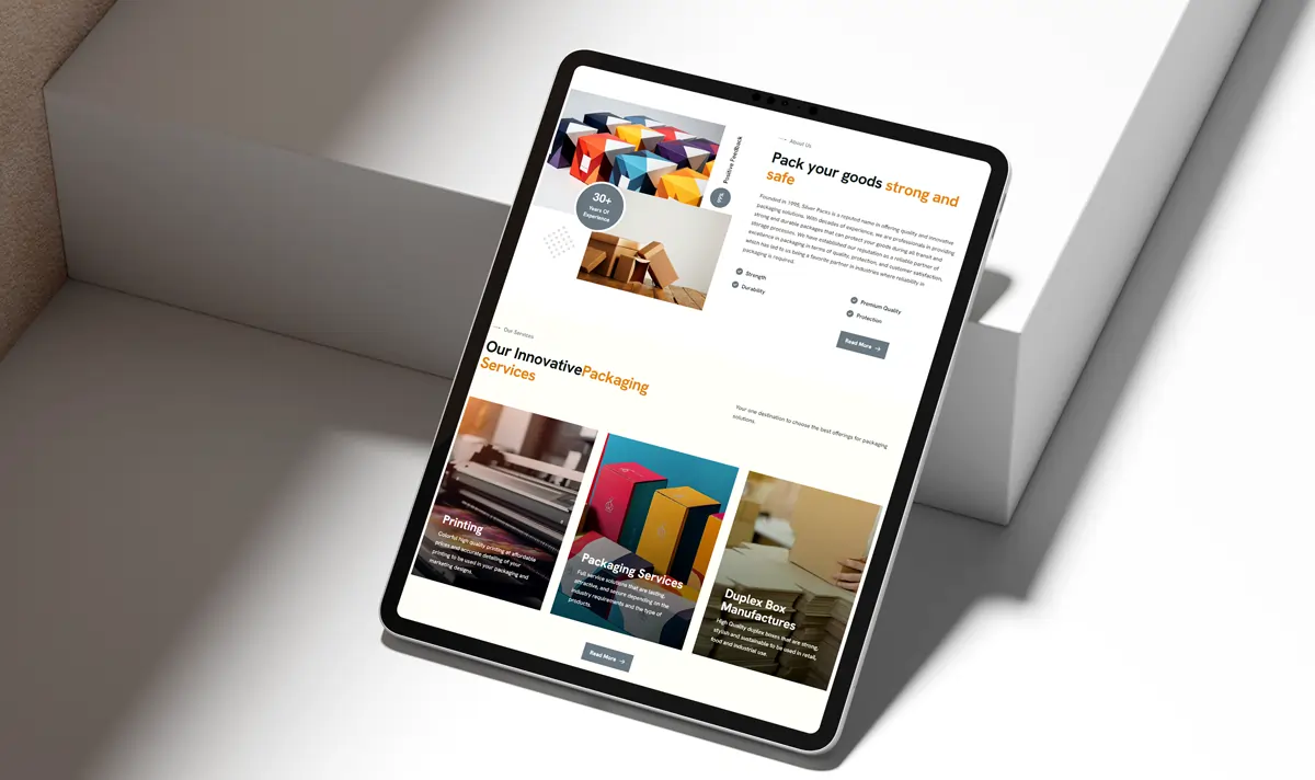 silverpacks ipad view